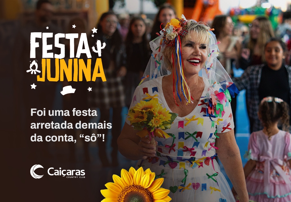 Tradição e Solidariedade: Festa Junina do Caiçaras em prol da Reforma da Paróquia Nossa Senhora da Abadia