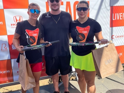 Open CCC de Beach Tennis movimenta as quadras de areia do Caiçaras em quatro dias de disputa.