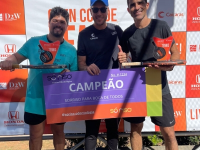 Open CCC de Beach Tennis movimenta as quadras de areia do Caiçaras em quatro dias de disputa.