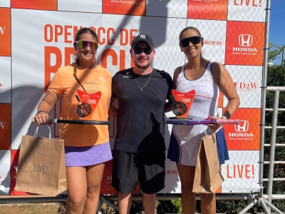 Open CCC de Beach Tennis movimenta as quadras de areia do Caiçaras em quatro dias de disputa.