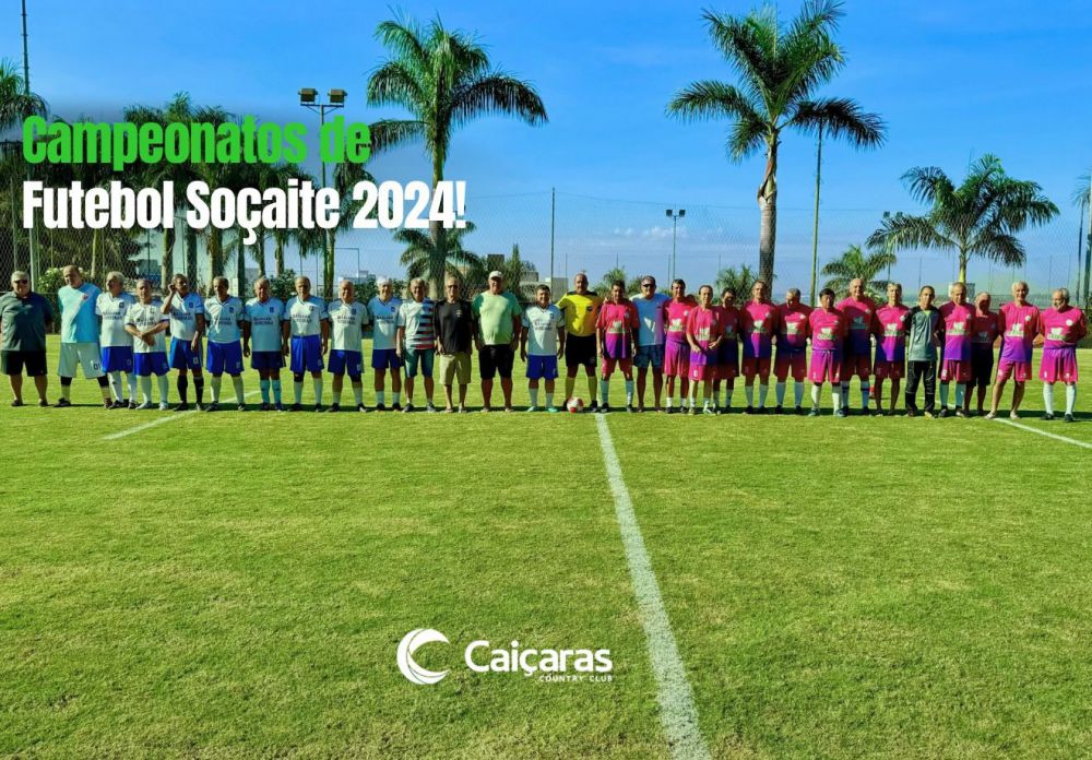 Inscrições Abertas para os Campeonatos de Futebol Soçaite 2024
